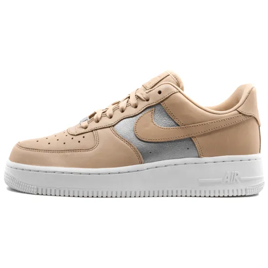Nike Air Force 1 Low Bio Beige Metallic Silver Women's