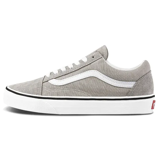 Vans Old Skool Skateboarding Shoes Unisex Low-top Grey/white