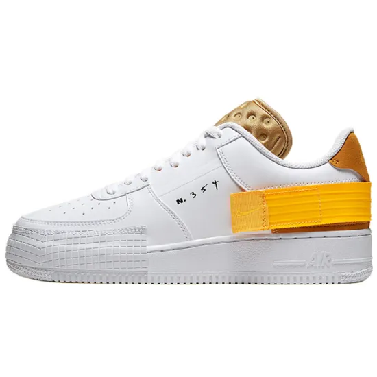 Nike Air Force 1 Type White Gold