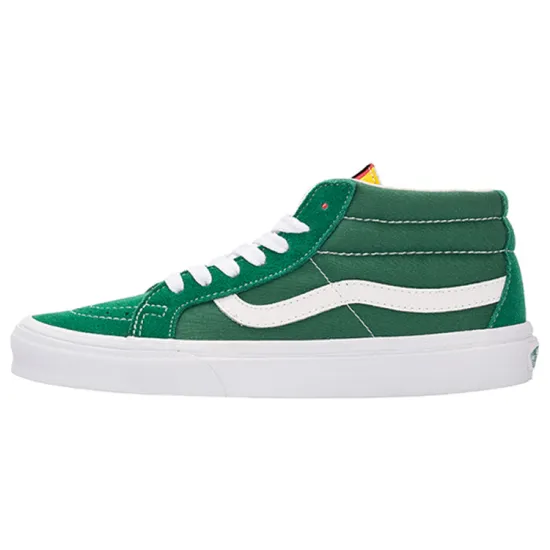 Vans SK8 Skateboarding Shoes Unisex Mid-top Green/white