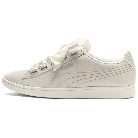 PUMA Vikky Skateboarding Shoes Women's Low-top Khaki
