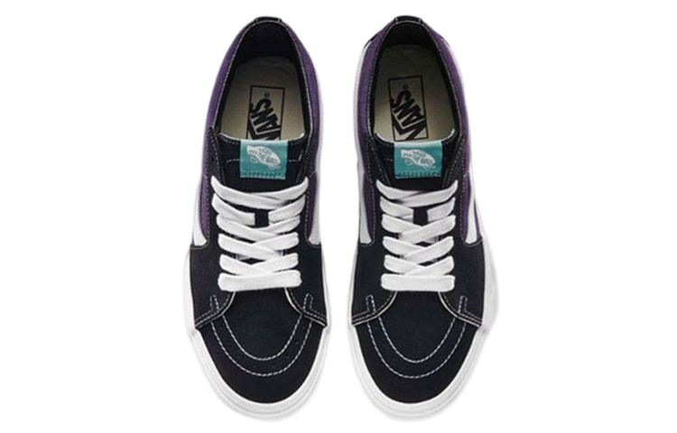 Кеды Vans SK8 (бело-фиолетовые) — фото 4