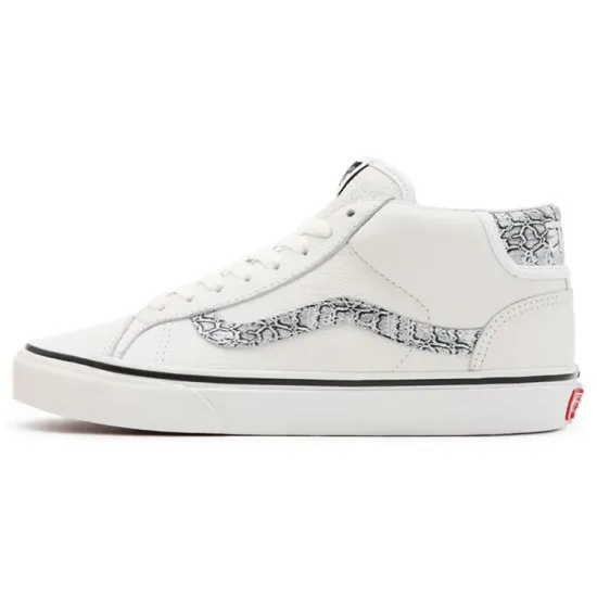 Vans Mid Skool Skateboarding Shoes Unisex Mid-top White/Black