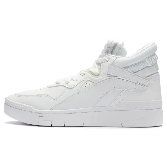 LiNing Wave Superwave Mid Mid-Top Skateboard Shoes Women's Snow White