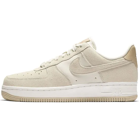 Nike Air Force 1 Skateboarding Shoes Women's Low-top Light Wheat