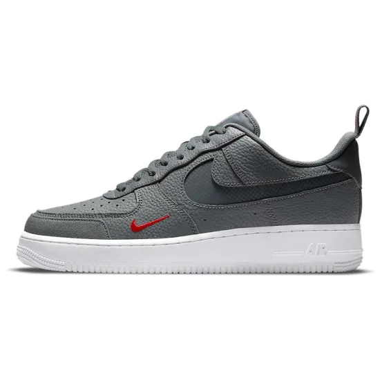 Nike Air Force 1 Low LV8 Smoke Grey Red Reflective Swoosh