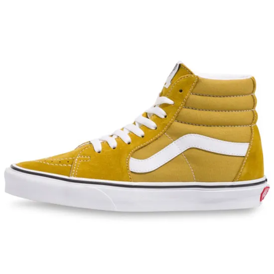 Vans SK8 Skateboarding Shoes Unisex High-top Yellow