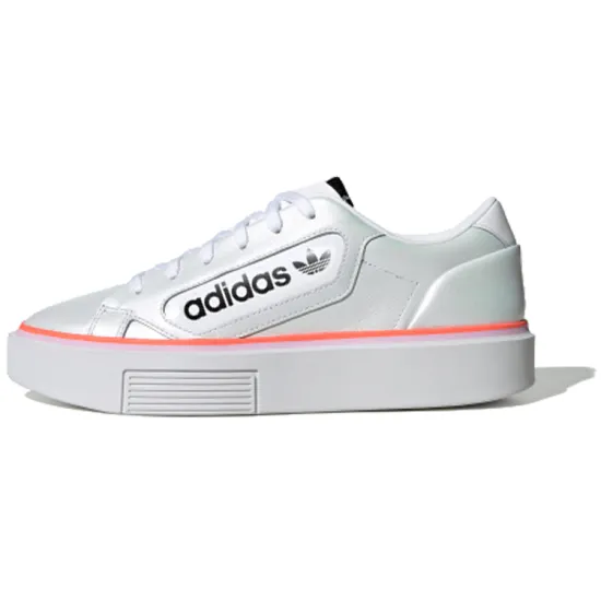 Adidas Sleek Super White Lilac Coral Women's