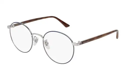 GUCCI Oval Eyeglass Frames Unisex Tortoiseshell