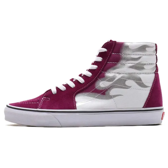 Vans SK8 Skateboarding Shoes Unisex High-top White/red