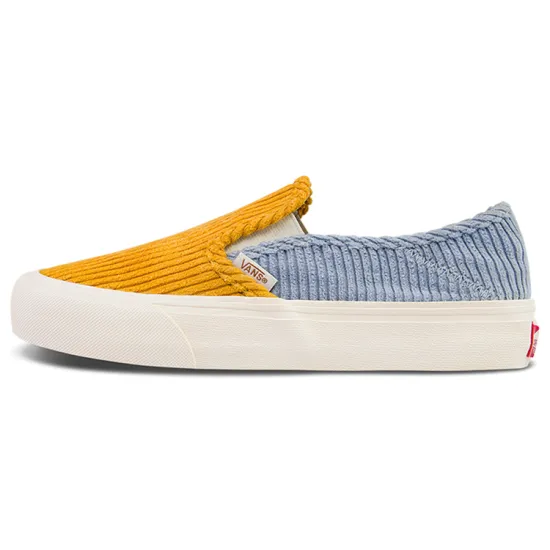 Vans Slip-on Skateboarding Shoes Unisex Low-top Yellow/Blue