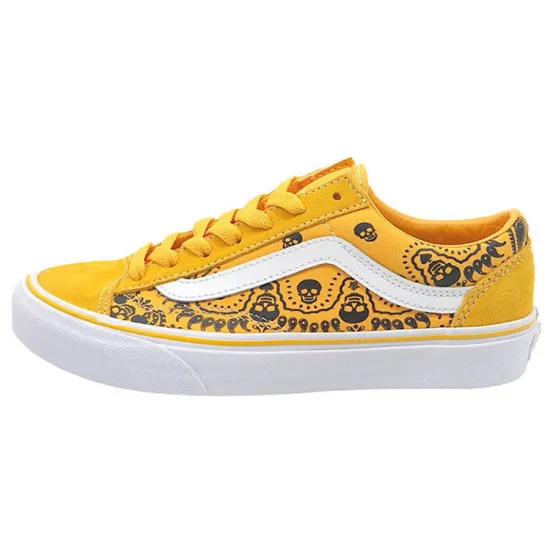 Vans Old Skool Skateboarding Shoes Unisex Low-top Ginger Yellow