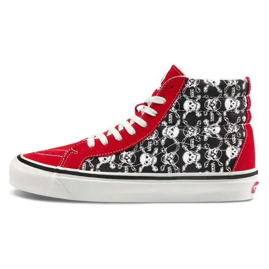 Vans Sk8 -Hi 38 DX 'Skulls Red Black'