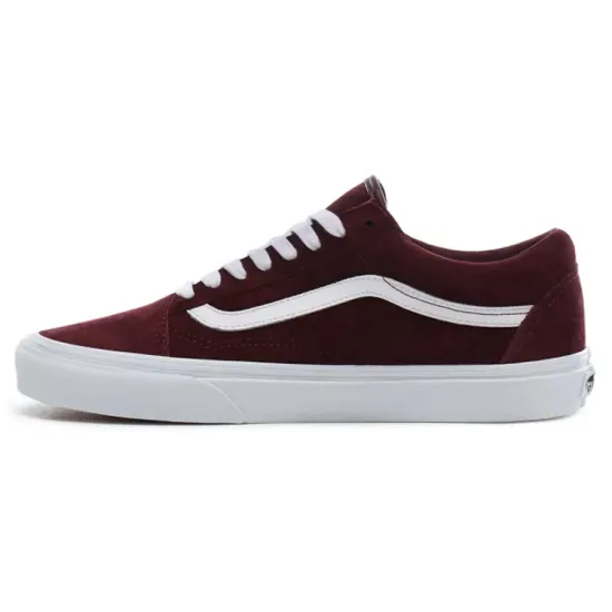 Vans Old Skool Skateboarding Shoes Unisex Low-top Red/White