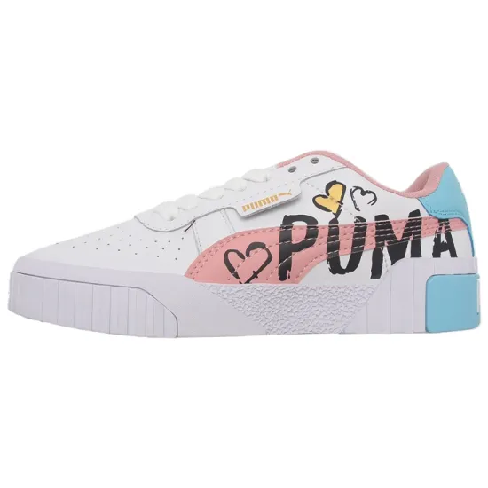 PUMA CALI Skateboarding Shoes Women's Low-top White/Pink