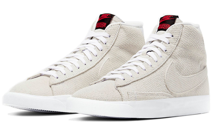 Кеды Nike Blazer Upside Down (бежевые) — фото 4