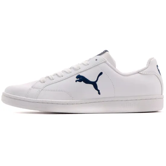 PUMA Smash Cat L Skateboarding Shoes Unisex Low-top White/Blue