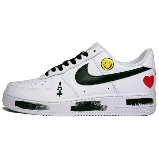 Nike Air Force 1 Skateboarding Shoes Men Low-top Black/White