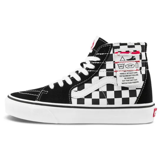 Vans SK8 Skateboarding Shoes Unisex High-top Black/white