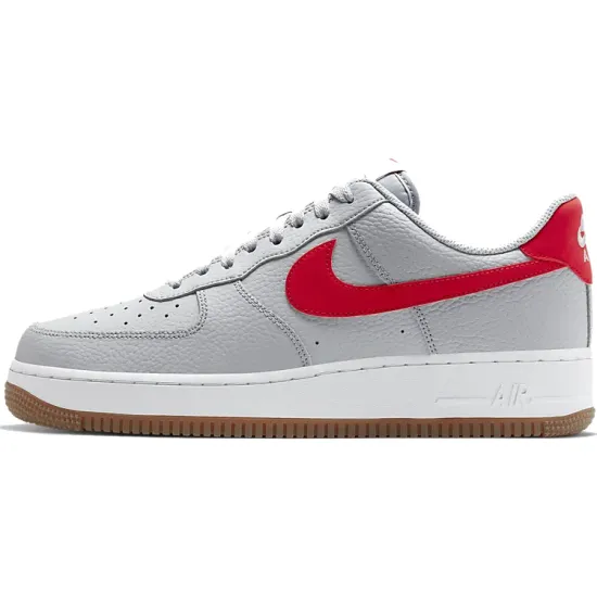 Nike Air Force 1 Low '07 Wolf Grey University Red