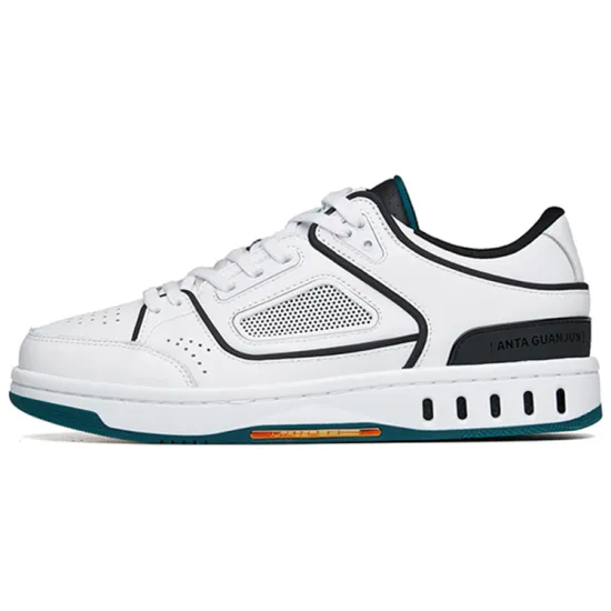 Anta Champion Series Low-Top Skateboard Shoes Men's White Black Green