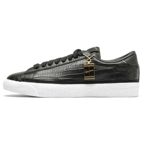 Fragment Design X Nike Tennis Classic Skateboarding Shoes Women's Low-top Black