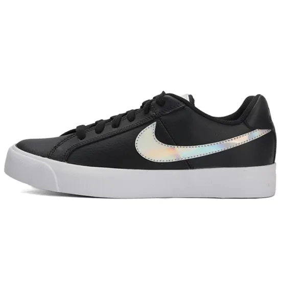 Nike Court Royale Skateboarding Shoes Women's Low-top Black