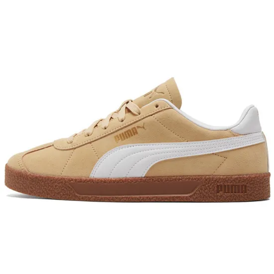 PUMA Club Skateboarding Shoes Unisex Low-top Khaki