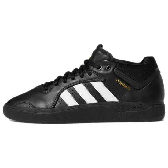Adidas Tyshawn Black White Smooth Leather