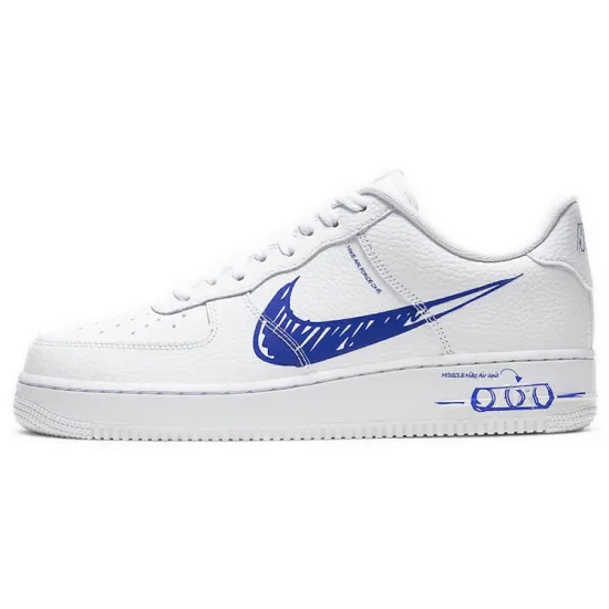 Nike Air Force 1 Low Sketch White Royal