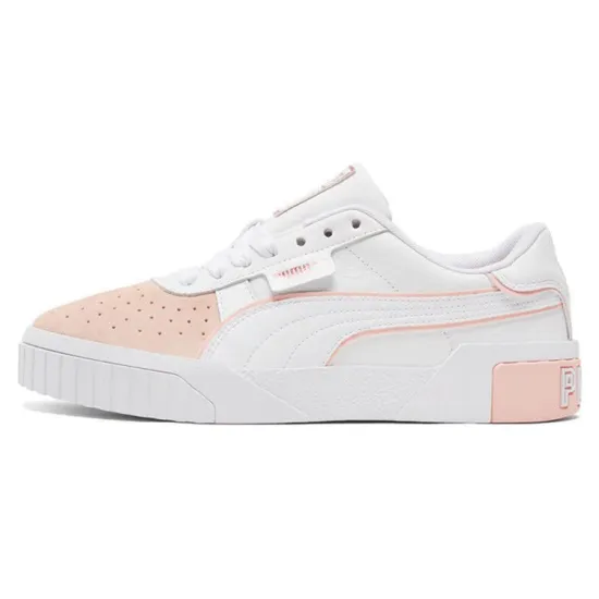 PUMA CALI Skateboarding Shoes Women's Low-top White/powder