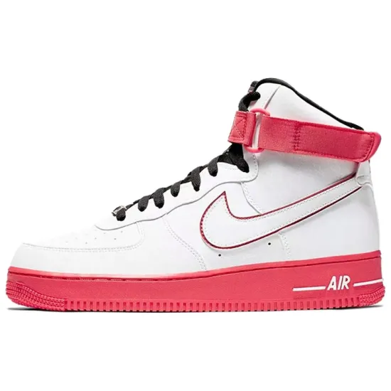 Nike Air Force 1 Skateboarding Shoes Unisex High-top White/Green/Red