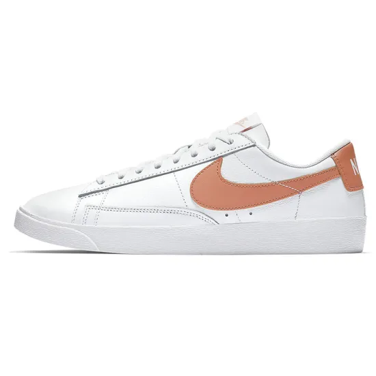 Nike Blazer Skateboarding Shoes Women's Low-top White/orange