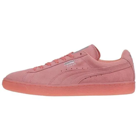 Puma Suede Skateboarding Shoes Women's Low-top Powder