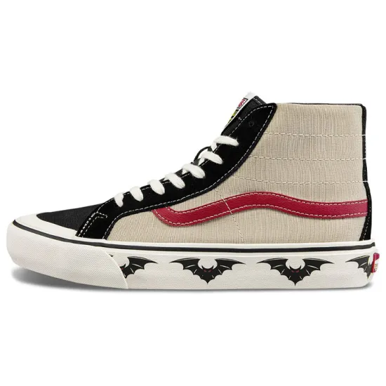 Vans SK8 Skateboarding Shoes Unisex High-top Black/gray/red