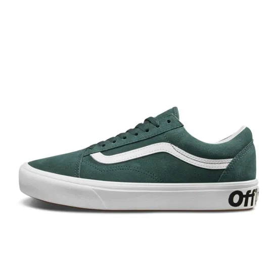 Vans Old Skool Skateboarding Shoes Unisex Low-top Green/white