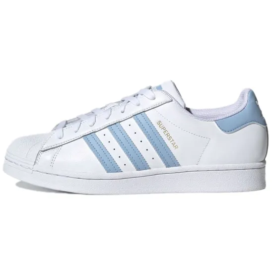 Adidas Superstar White Ambient Sky Gold