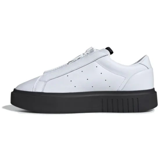 Adidas Originals Sleek Skateboard Shoes Women's Low-top Black/white