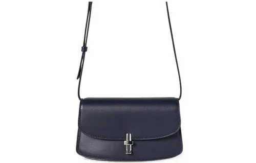 THE ROW Calfskin Shoulder Bag, Crossbody Bag Small Women's Blue