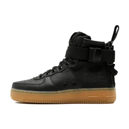 Nike SF Air Force 1 Mid Black Gum Women's