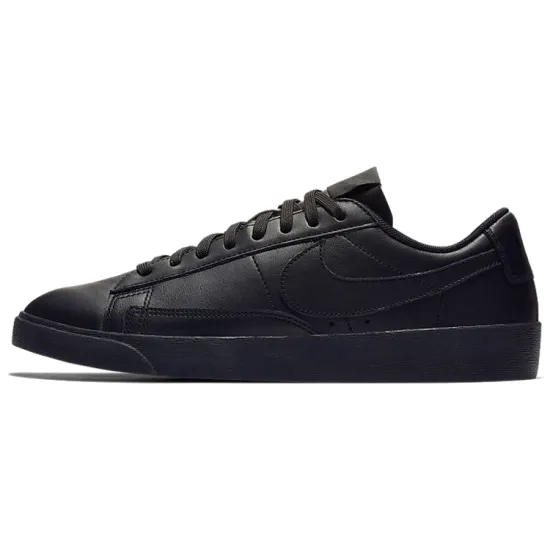 Nike Blazer Skateboarding Shoes Women's Low-top Black
