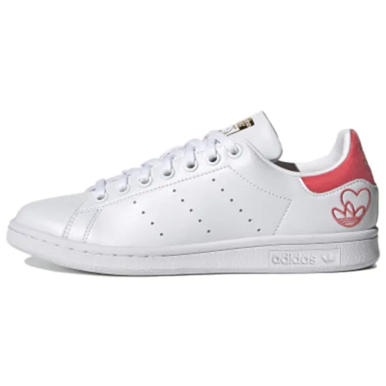 Adidas Originals STAN SMITH Collection Skateboarding Shoes Women's Low-top White/powder
