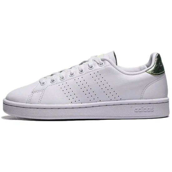 Adidas Neo Advantage 'White Hi-Res Yellow' Women's