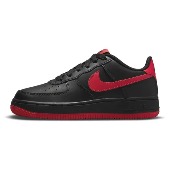 Nike Air Force 1 Low '07 Black University Red GS