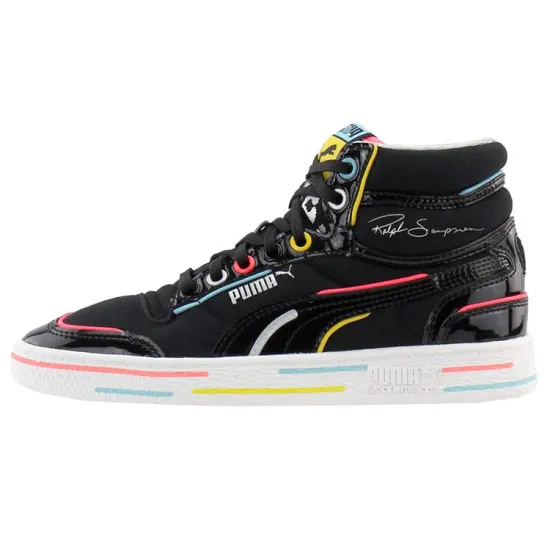 PUMA Ralph Sampson Skateboarding Shoes Women's Low-top Black/white