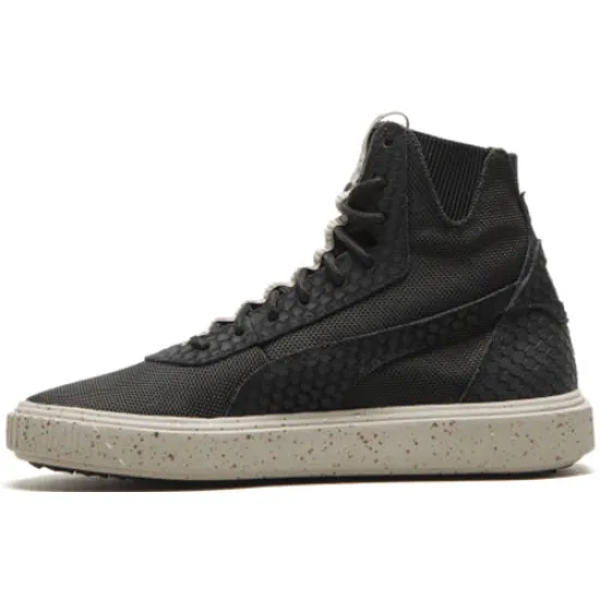Puma Court Breaker Skateboarding Shoes Unisex High-top Black