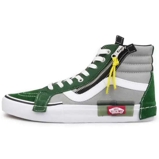 Vans SK8 Skateboarding Shoes Unisex High-top Green
