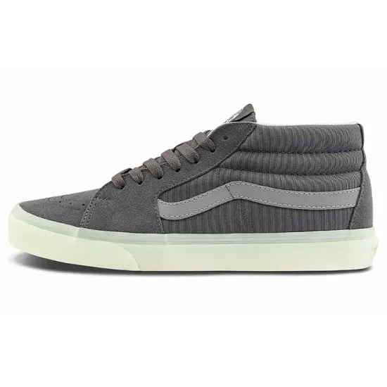 Vans SK8 Skateboarding Shoes Unisex Mid-top Gray/Beige