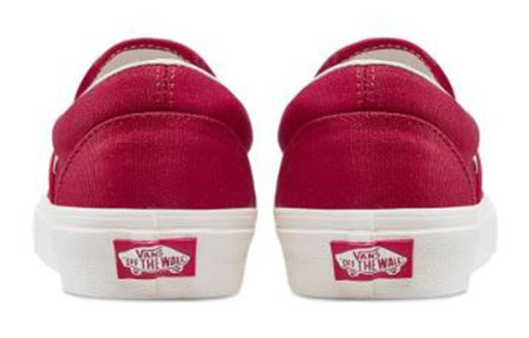 Кеды Vans slip-on (красные) — фото 5