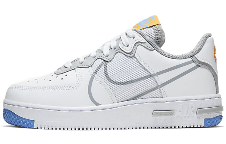 Nike Air Force 1 Low React SU White Light Smoke Grey (GS)
